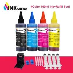 Inkarena Printer Inkt Voor Hp 21 22 301 302 304 Voor Hp Deskjet 2300 2700 4100 Hp Envy 6000 6400 printer Cartridge Refill Inkt Kits