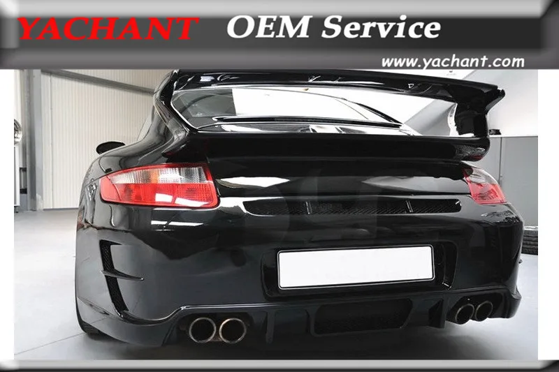 

Car-Styling FRP Fiber Glass Bodykit Rear Bumper Fit For 2004-2008 911 997 PD Style Rear Bumper