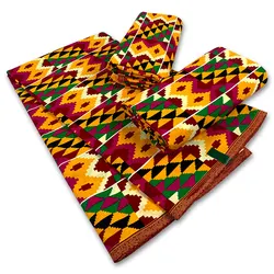 Tela 2021 real de cera africana de holanda, 100% algodón de alta calidad, tela de cera de Ankara, tela de cera de Ghana, vestido de 6 yardas