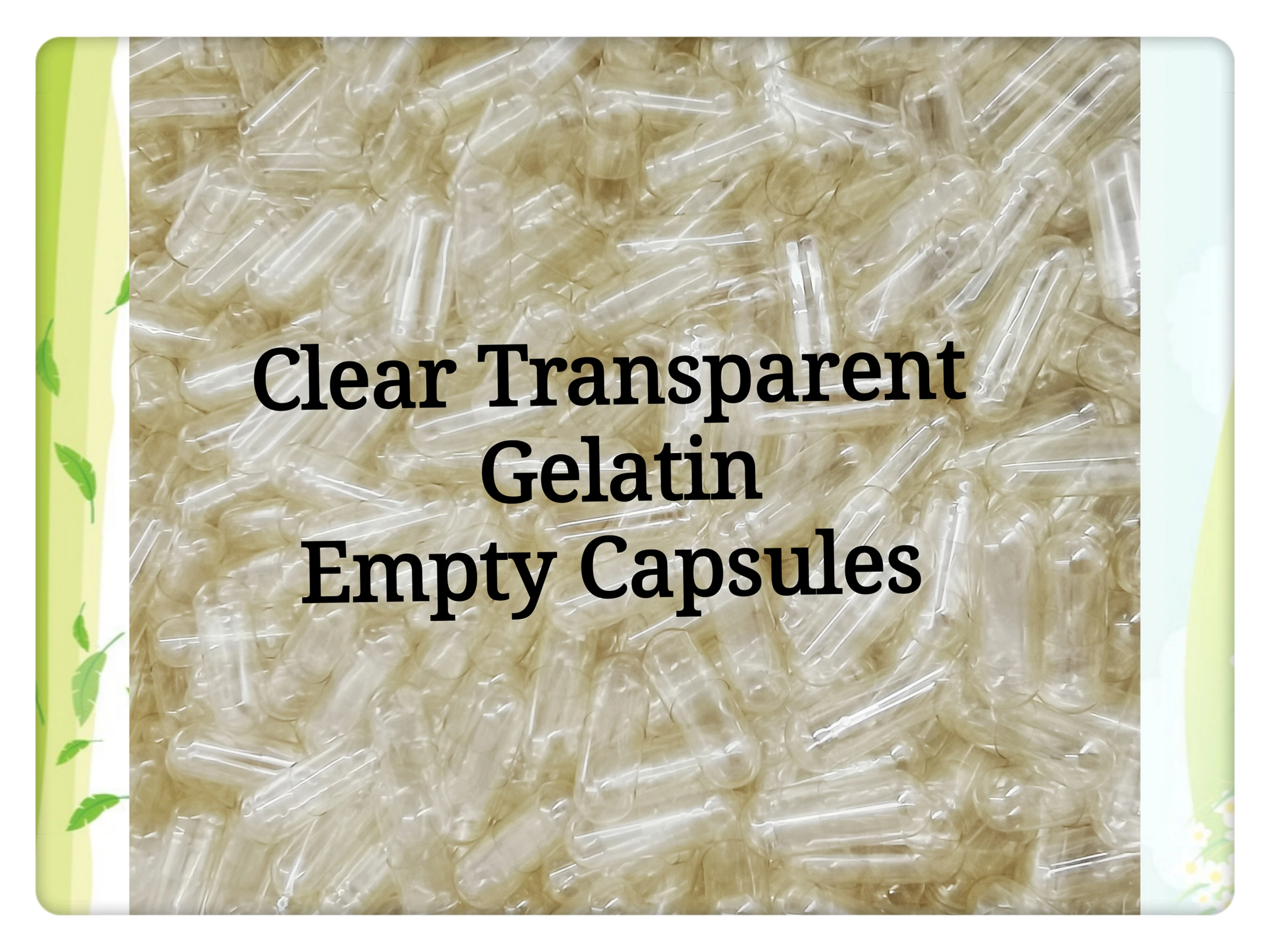 1,000PCS! 000# Medicine Empty Capsule!Clear-Clear ,White-White Hard Gelatin Capsule Shell,Pill Packaging,Pill Case