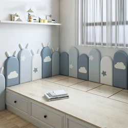 Bett Kopfteil Wand Aufkleber Junge Mädchen Kind Room Decor Anti-kollision Kopfteil Schlafzimmer Tatami Front Panels Selbst-adhesive cabecero