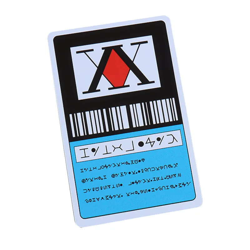 Brdwn HUNTERxHUNTER GON FREECSS Killua Zoldyck Kurapika Cosplay Hunter License Card Card image 5
