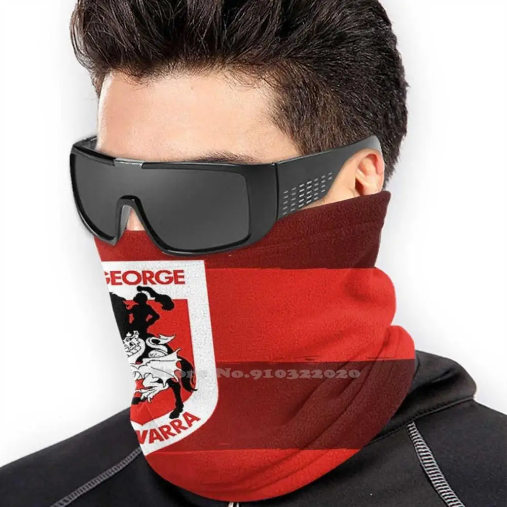 St George Illawarra 2021 maschera per la bocca morbida traspirante in cotone per il viso St George 2021 St George 2020 St George Illawarra St George