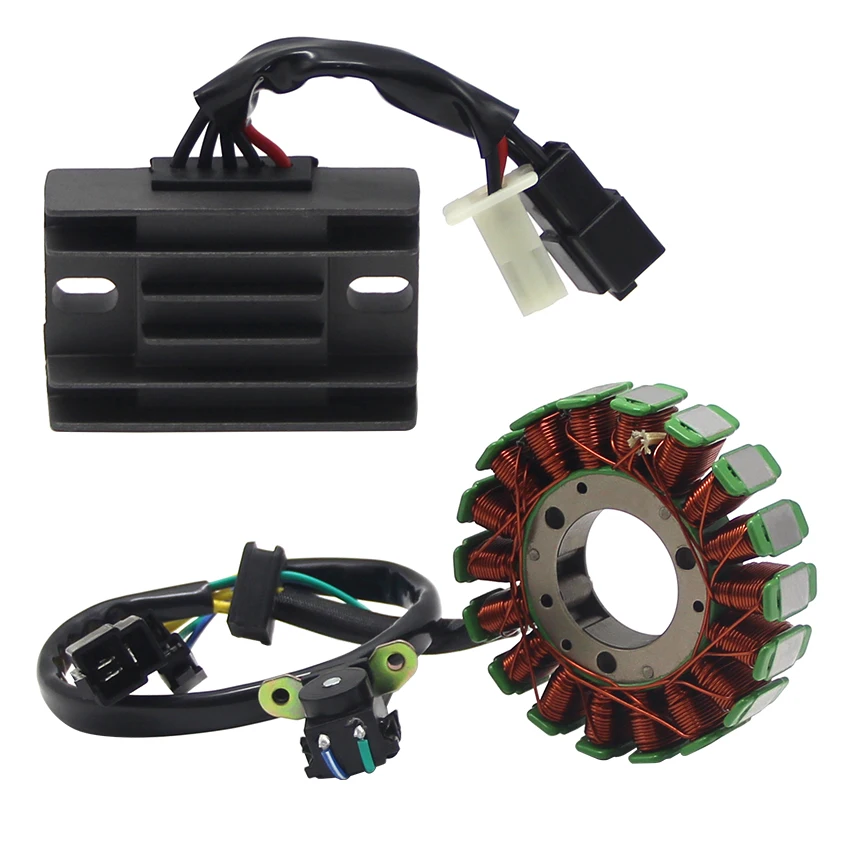 For Suzuki GS125 1982 1983 1984 1985- 1994 GN125 1982-2001 TU125 1999 Motorcycle Voltage Regulator Rectifier+Magneto Stator Coil