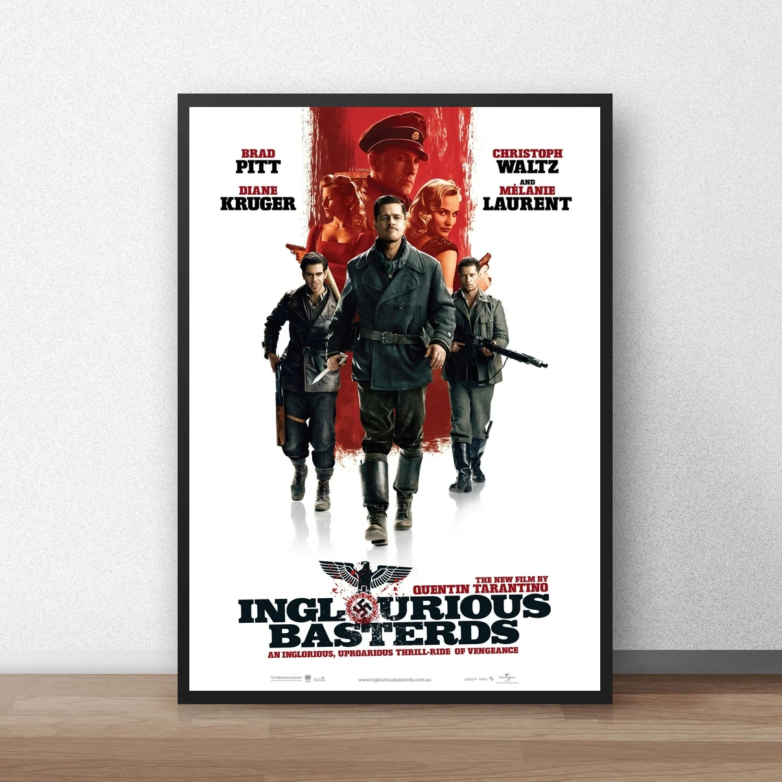 Inglorious Bastards Classic Movie Poster Canvas Art Print Home Decoration Wall Painting ( No Frame )