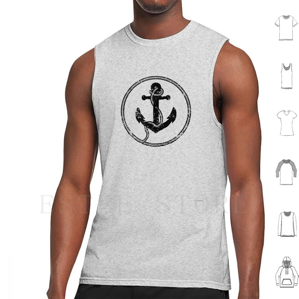 Ahoy Matey Tank Tops Vest Cotton Cannibalhippo Lowbrow Glam Trash Americana Cannibal Hippo