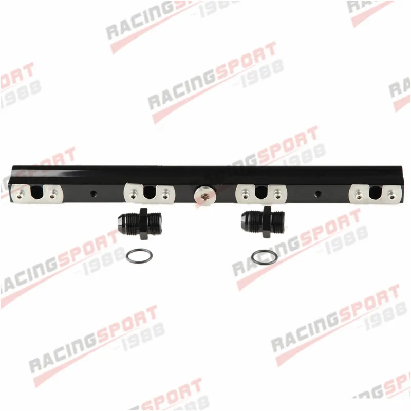 High Flow CNC Aluminum Fuel Rail Kit For Nissan 200SX S13 CA18DET Euro 4 Port