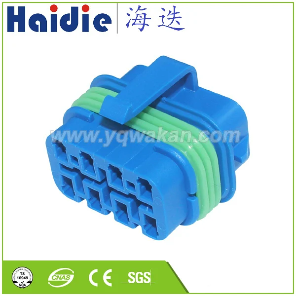 

Free shipping 5sets 8pin delphi auto plastic housing plug electric wiring harness cable connector HD087D-2.8-21