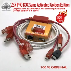 2024 Originele Nieuwe Z3x Pro Set Box Geactiveerd Voor Samsung En Pro Met 4 Kabel C 3300K/P1000/Usb/E210 Voor Nieuwe Updates7, S6 S5 Note4