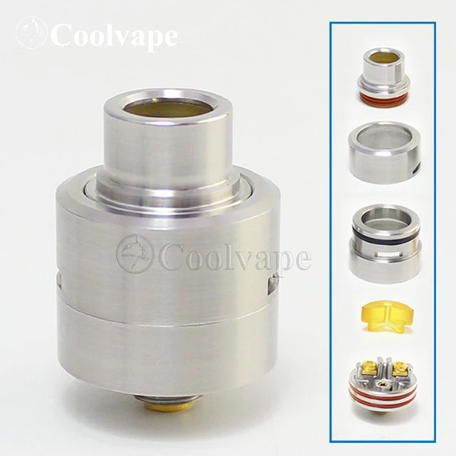 Sxk M-atty V2 Style Rda 20mm 316ss Rebuildable Dripping Vape Atomizer With  Bf Pin E-cigarette Atomizer Fit Mechanical Mod Vape - Atomizers - AliExpress