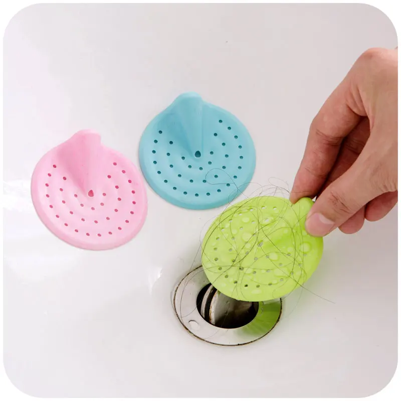 1pcs Kitchen Sink Filter Bathroom Sucker Floor Drains Shower Hair Sewer Filter Colanders Strainers