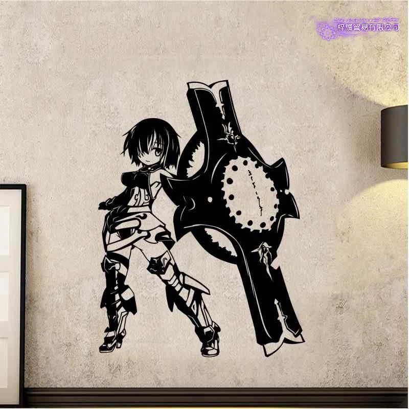 Mash Kyrielight Wall Decal FGO Shielder Vinyl Wall Stickers Decal Decor Home Decorative Decoration Anime Car Sticker