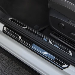 Edelstahl Tür Sill Schutz Pedal Scuff Platte Abdeckung Borte Accessoriess Auto Schwelle Refit Für GOLF MK8 Rleitung