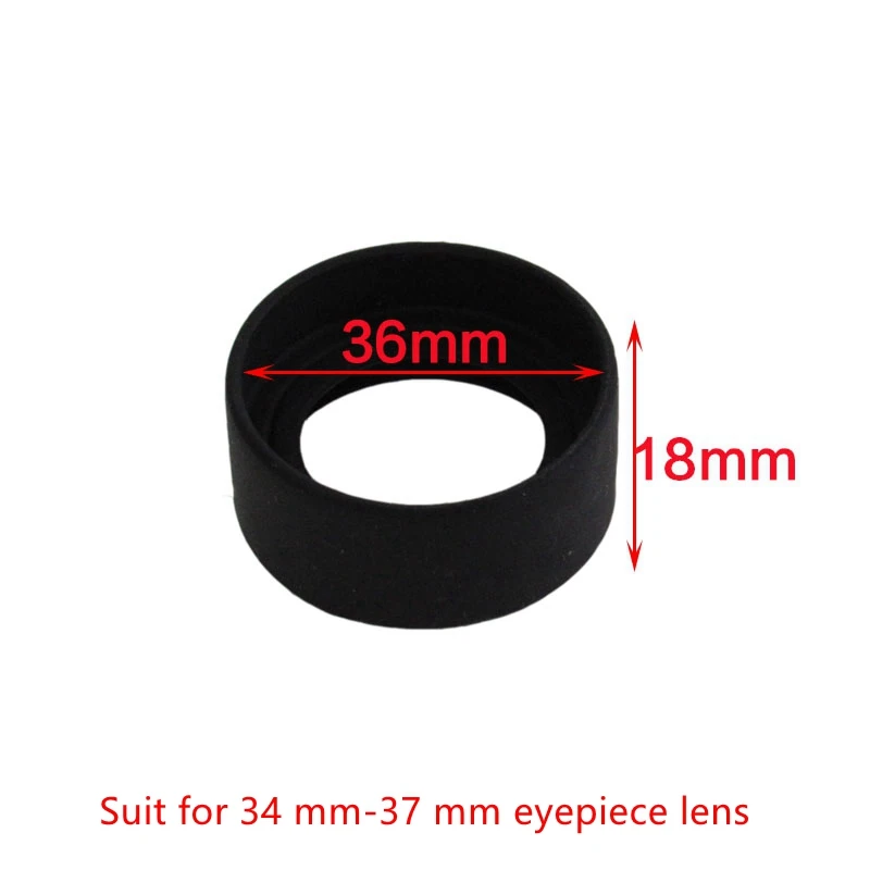 

One Pair Rubber Eye Cups Eye Guards Caps Inner Diameter 36 mm for 34-37 mm Microscope Eyepiece Lens Microscopio Accessories