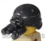 *Night vision helmet*20pcs DIY enlighten block brick part No. Compatible With Other Assembles Particles