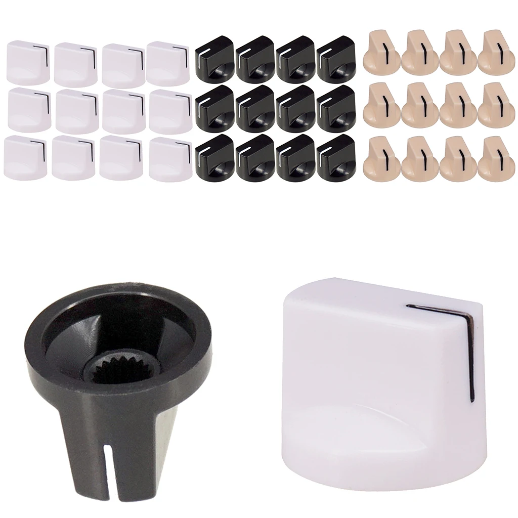 12 Pcs Guitar Volume Control Top Hat Knobs for Electric Guitar Speed Control Knobs Guitar Knobs Top Hat