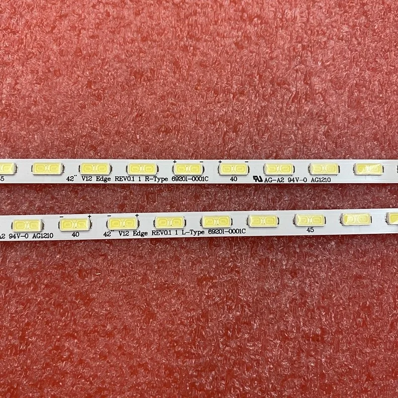 2 sztuk/zestaw podświetlenia LED dla Panasonic TX-L42ETX54 TX-L42ET5B Tc-142et5b 42 V12 Edge R L 6922L-0014A 0015A LC420EUD-SE F2