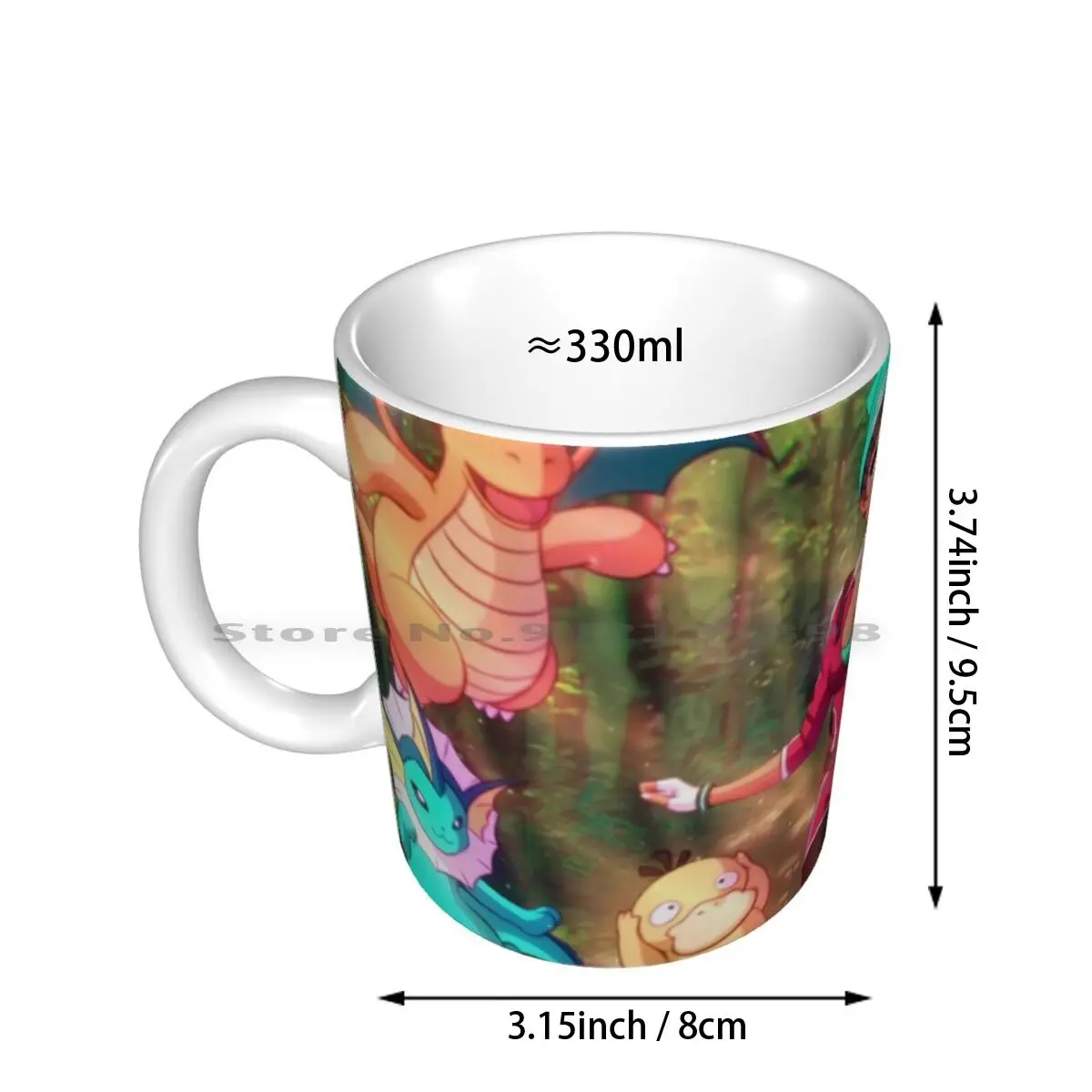 Umi's Dream 1 Ceramic Mugs Coffee Cups Milk Tea Mug Umi Iris Leo Queval Anime Style Futuristic Girls Girls Colorful Scifi Sci