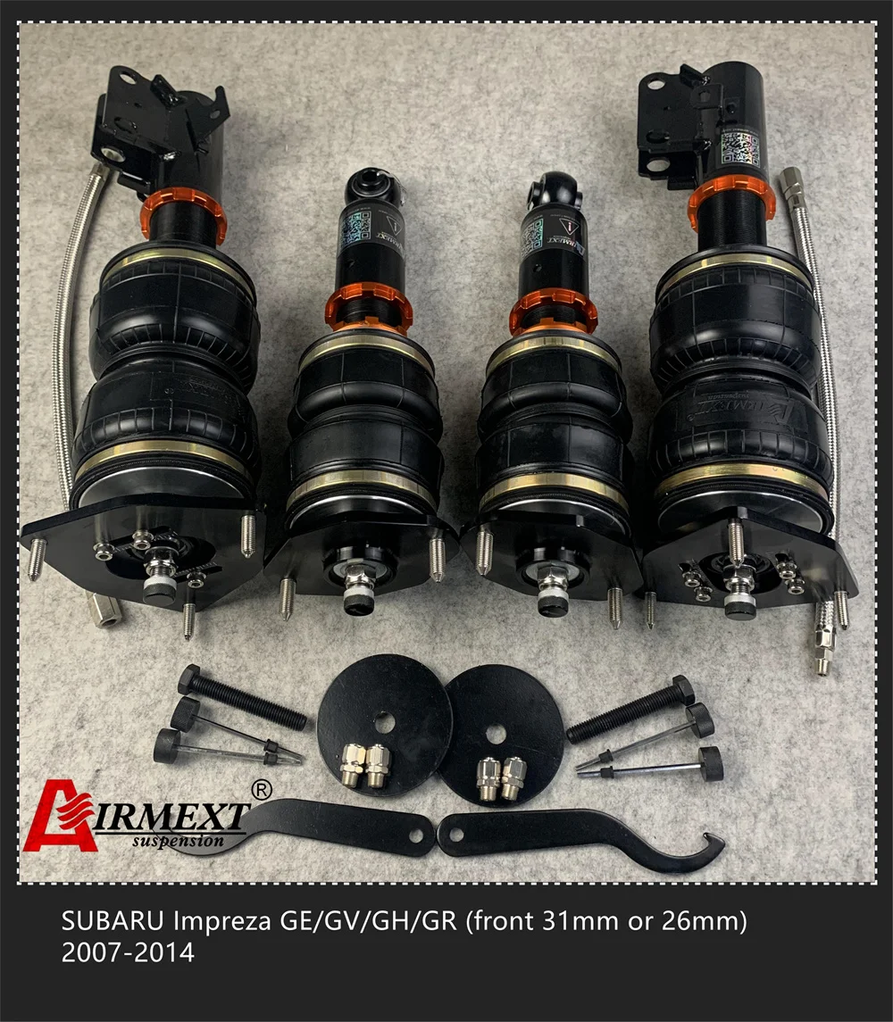 For SUBARU Impreza GE/GV/GH/GR (2007~2014)/AIR STRUT KIT/coilover+air spring assembly/Auto parts/air spring/pneumatic