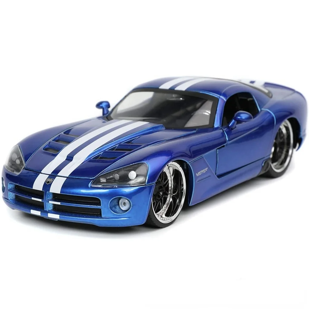 

1:24 Dodge Viper SRT10 sports car modified racing speed and passion alloy car simulation model Jiada