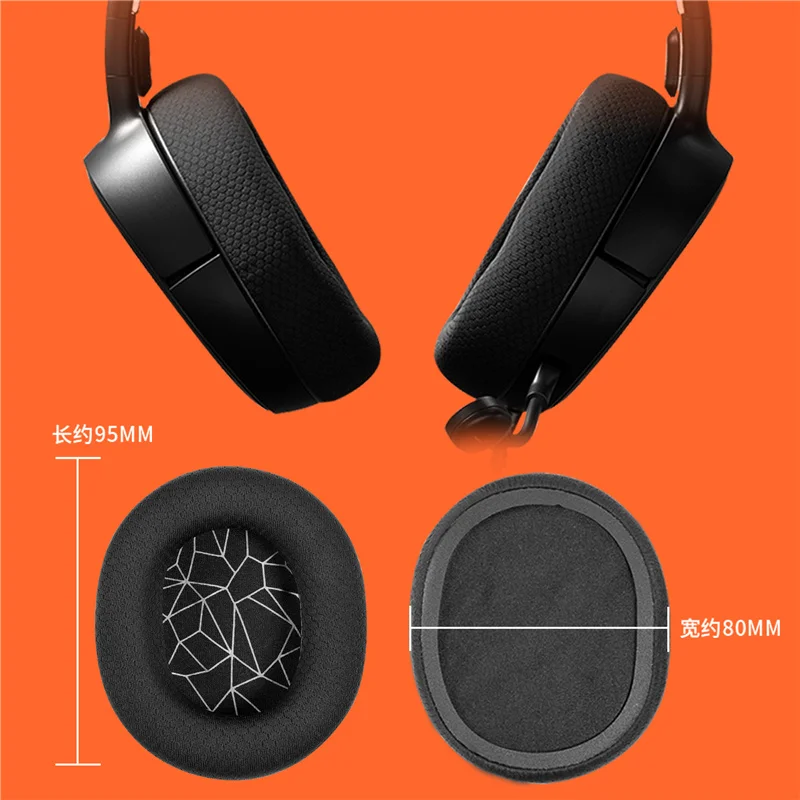 Cuscinetti per le orecchie in schiuma morbida cuscini cinturino per fascia per cuffie Steelseries Arctis 3 Arctis 5 Arctis 7 auricolare