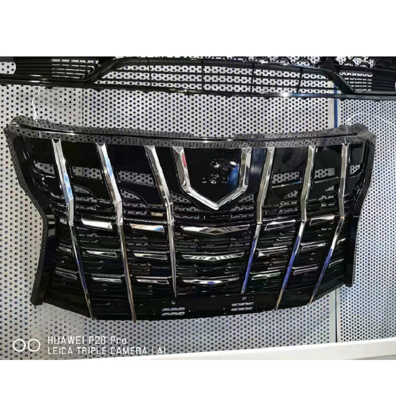 Abs Modify Front Racing Grills Fit For Mitubishi Pajero Sports Car 2020 Front Mesh Mask Cover Abs Grille Grill