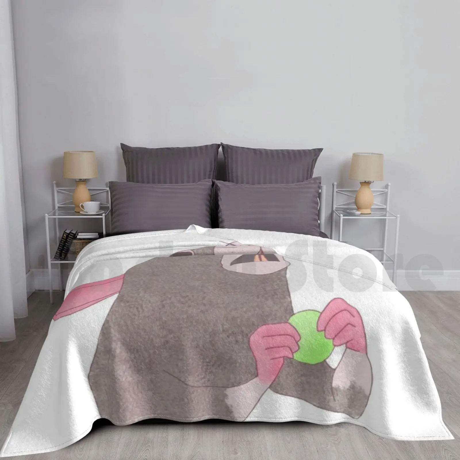 Peas And Love Blanket For Sofa Bed Travel Rat Rats Ratties Animals Cute Peas Pets