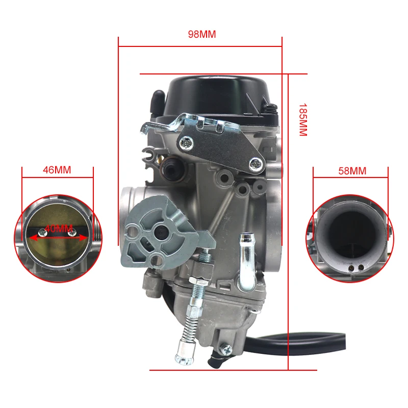 Alconstar-Aluminum Motorcycle Carburetor Carb For Suzuki DR650SE 1996-2019 Replace13200-32E10 13200-32E11 13200-32E12 Scooter