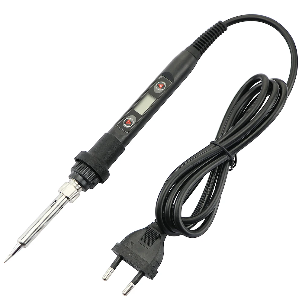 Adjustable Temperature Solder Iron 80W 220V / 110V LCD Electric Soldering Iron Welding Repair Tools