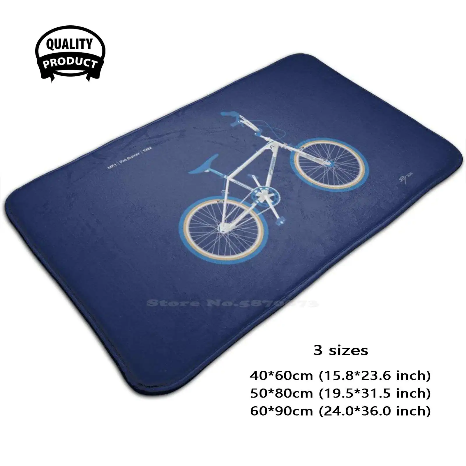 Mk1 Pro Burner Soft Cushion Home Carpet Door Mat Car Rug Pro Burner Mk1 Kids Bike Classic Retro 80 S Nostalgia Bmx