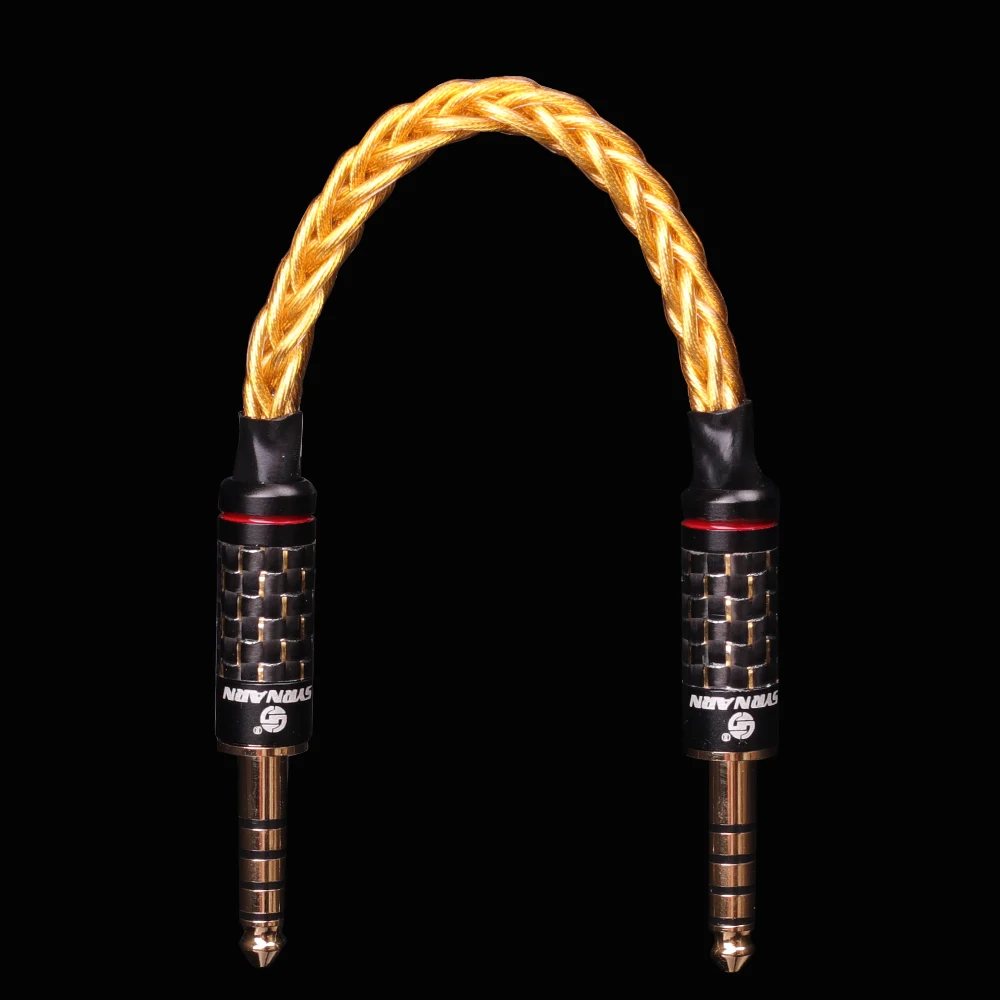 SYRNARN 8C OCC Copper 2.5/3.5/4.4mm to Male Balanced Adapter Recording Cable for Audio Headphone Amplifier NW-WM1ZM2, NW-ZX300A