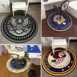 American Eagle Round Carpets in the Bedroom Children Room's Rugs for Living Room Chair Mat Floor Thermal Mats For Kids Doormat