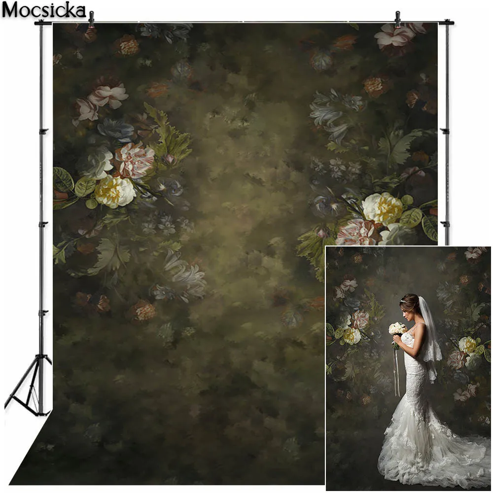 Mekar Bunga Latar Belakang Fotografi Bayi Baru Lahir Anak Bersalin Foto Potret Artistik Alat Peraga Studio Booth Latar Belakang Antik