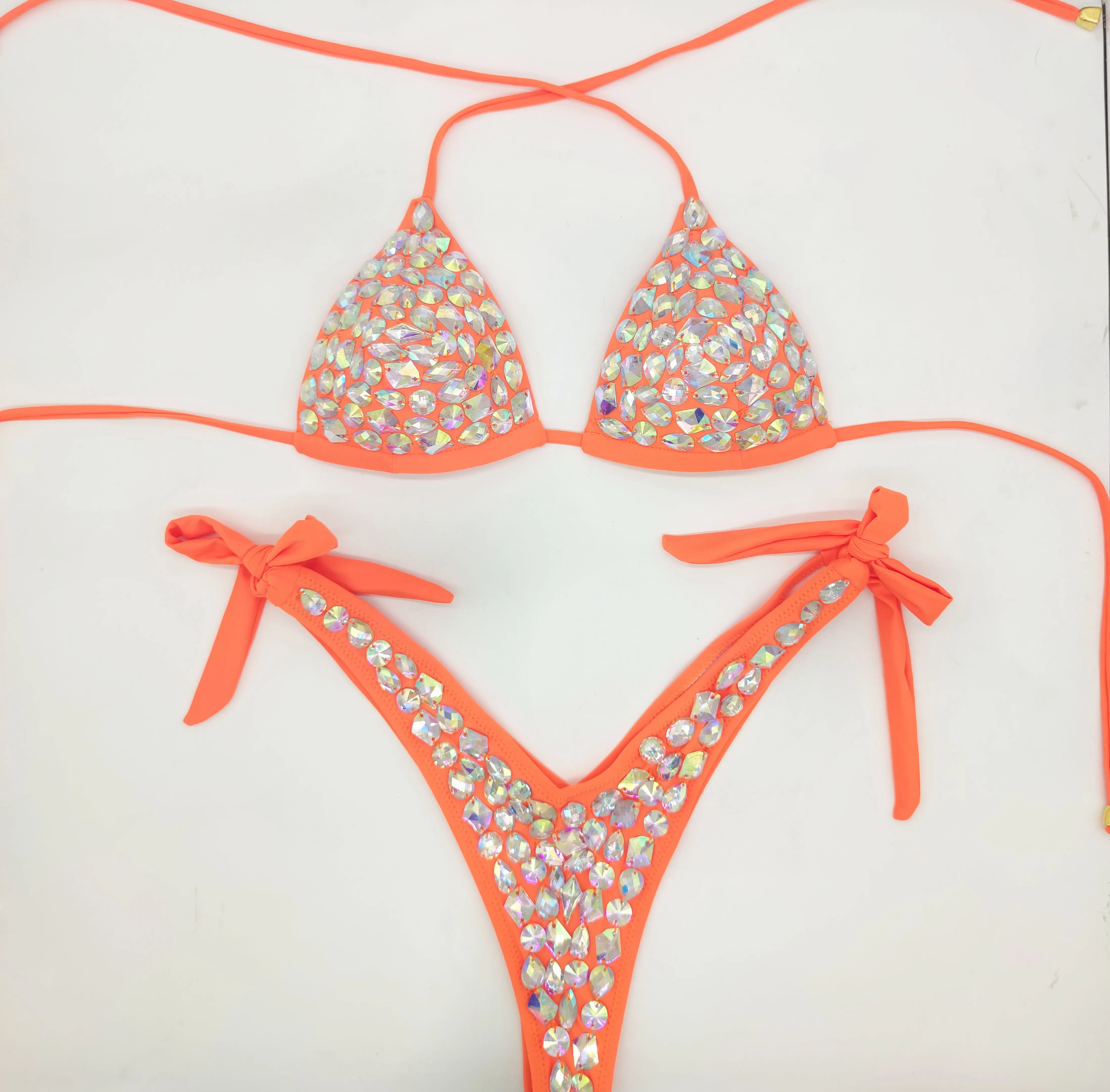 2020 venus vacation new diamond bikini set rhinestone swimwear crystal bathing suit sexy women biquini bling stones swimsuit