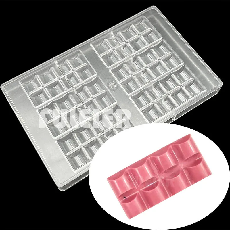 

38g Polycarbonate Chocolate Bar Mold Baking Pastry Sweets BonBon Cake Candy Bar Mould Confectionery Tool Bakeware