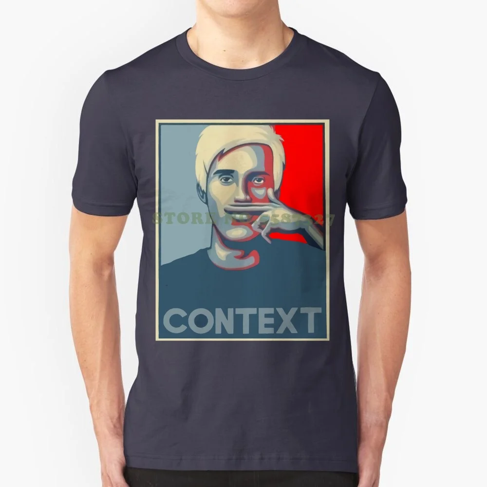 Official Context Matters Pewdiepie Hot Sale Black T Shirt Men's Size S To 2xl New Fashion T Shirt Graphic Letter