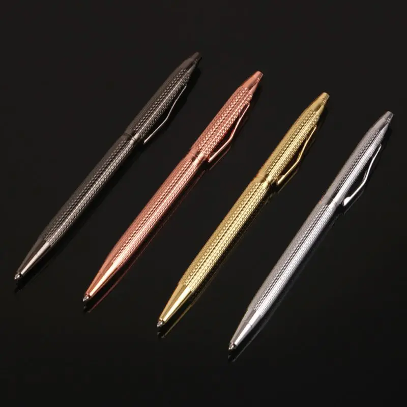 

Luxury Metal Signature Ballpoint Pen Black Ink Business Writing Office Supplies PXPA