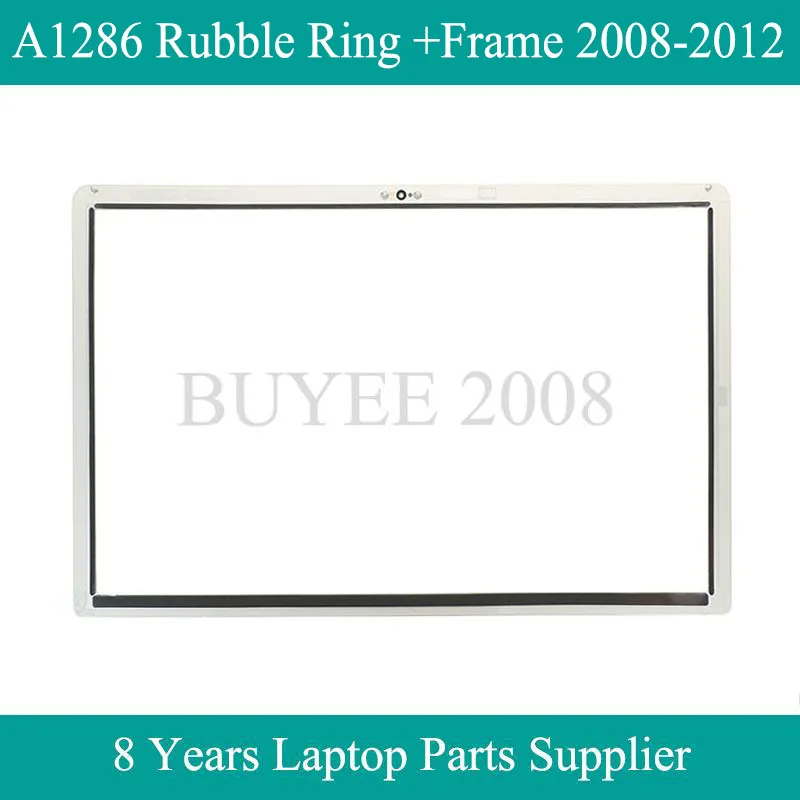 A1286 LCD Display Black Rubble Ring with Frame For Macbook Pro A1286 LCD Screen Rubble Bezel 2008 2009 2010 2011 2012 Year