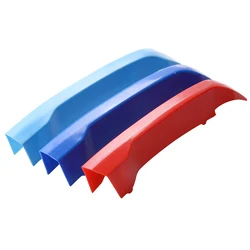 Grille Cover Clip Trim Sport M Style Color 7 Slat For BMW X1 F48 LCI 2020+  Front Kidney Grill Decorative Parts