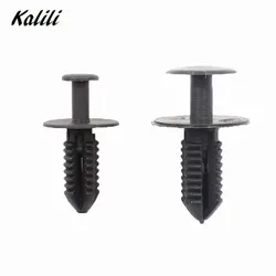 Remache de plástico para guardabarros de coche, Clips de sujeción de Panel embellecedor, tipo empuje, para BMW, Mercedes Benz