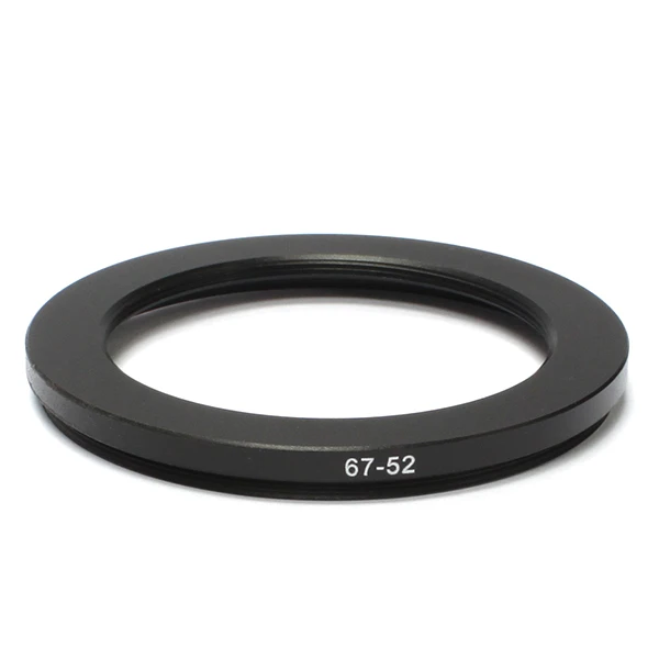 Металлическое понижающее переходное кольцо для фильтра Pixco 55 мм/58 мм/62 мм/67 мм/72 мм/77 мм-52 мм/аксессуар для объектива 55 мм до 52 мм