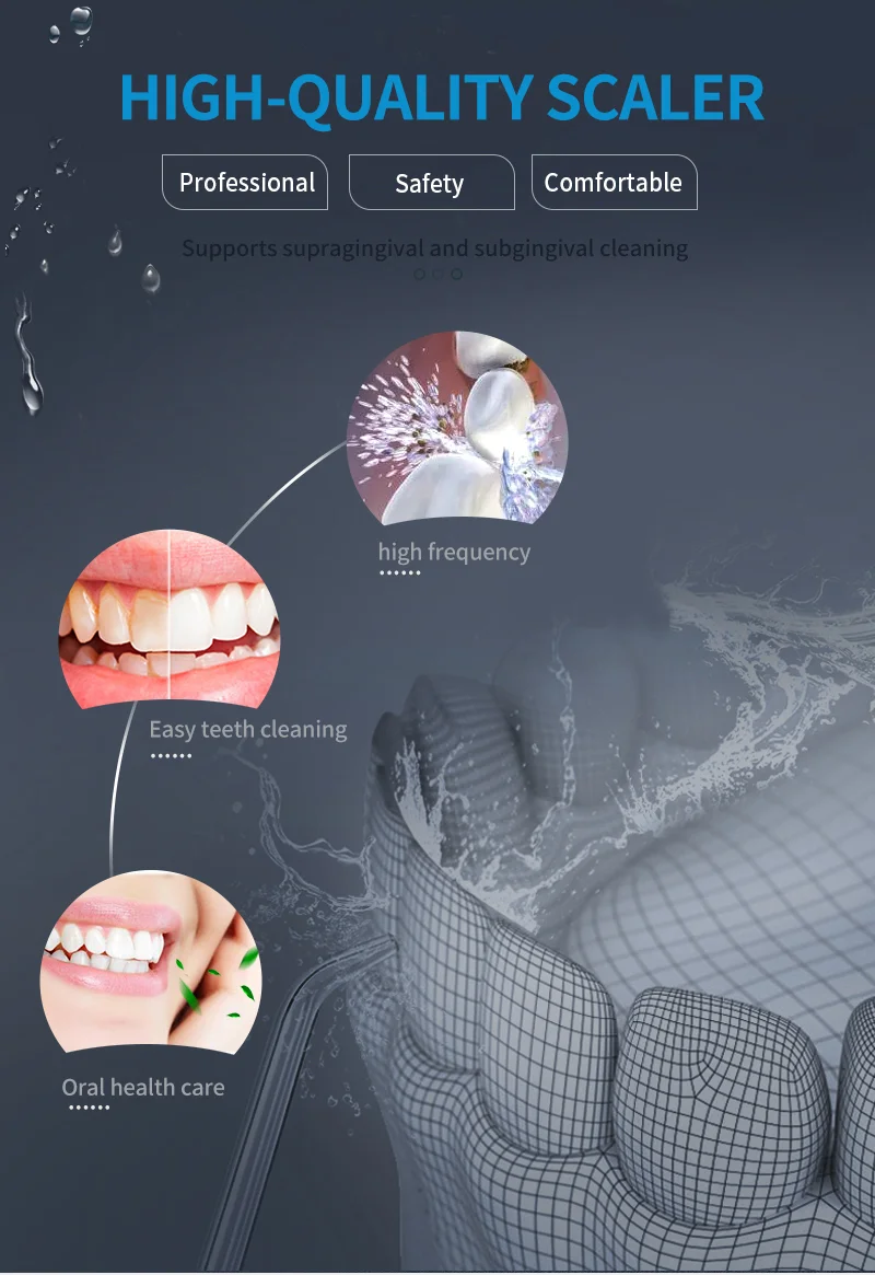 VVDental VET-1 Dental-Ultraschall-Scaler für die Mundreinigung, Zahnrauch, Flecken, Scaler, professionelle Zahnaufhellung, tragbare Werkzeuge – Detail 7