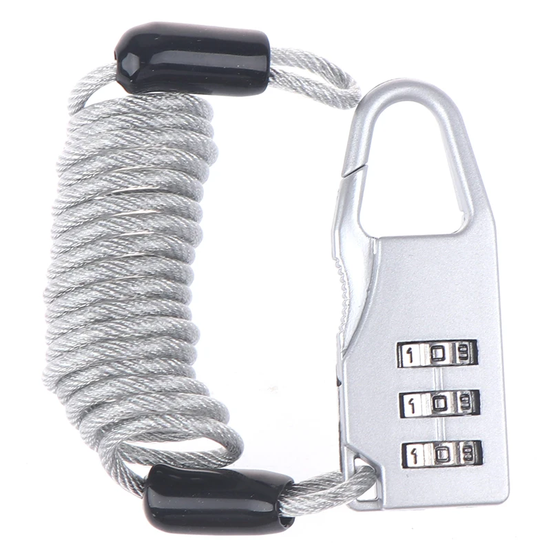 1PC Scooter Cycling Bike Bicycle Lock Code Key Anti Theft Bike Password Cycling Combination Metal Light Weight Security Lock