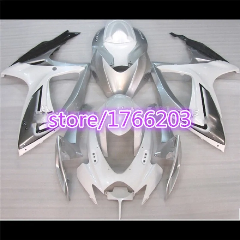 ABS Fairing kits for SUZUKI 2008 2009 2010 GSXR600 750 K8  black white gray  motorcycle fairings  GSXR 600 K8 K9 08-10