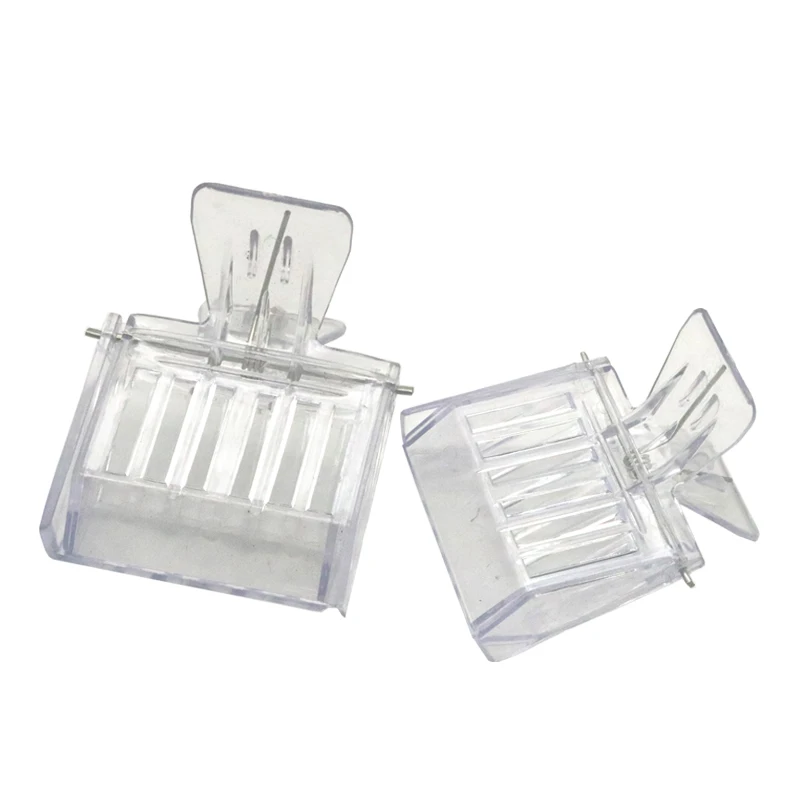 

2 Pcs Bee Queen Catcher Colorless Clear Plastic Clip Cage Beekeeping Equipment Tool Beekeeper Equip Isolation Room