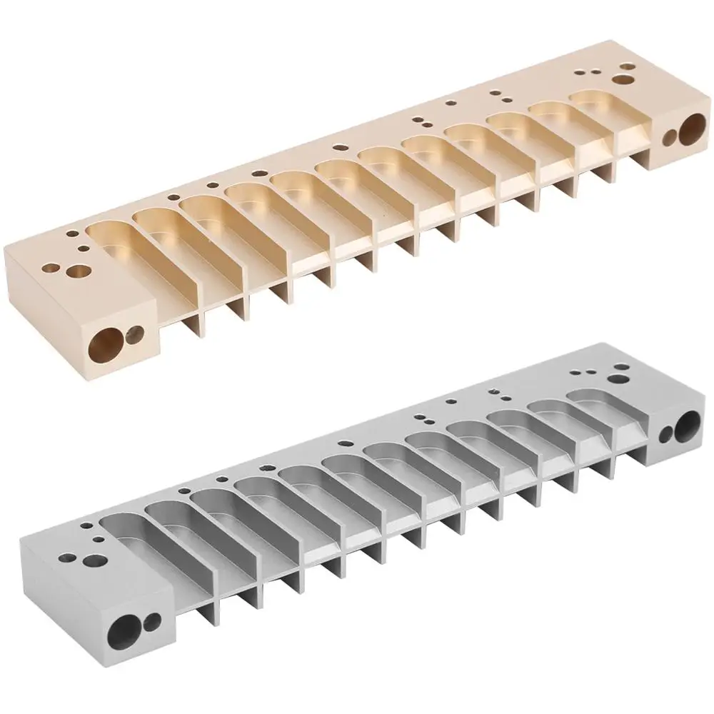 Harmonica Comb 12-Hole Chromatic Scale for HOHNER 270D Original 270 LA12 TOOTS Reed Plate Harmonica Accessory