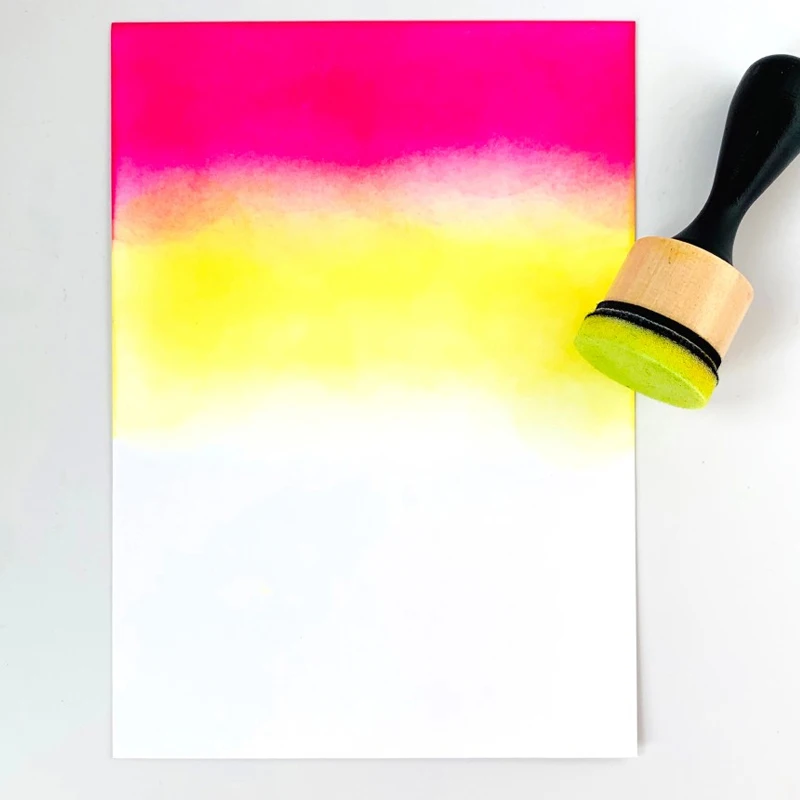 Mini-Tintenmischwerkzeuge mit runden Schaumstoffen für DIY-Scrapbooking-Bastelarbeiten, zum Auftragen von Tinten und Farben durch Schablonen, für die Herstellung von Fotoalben. – Detail 13