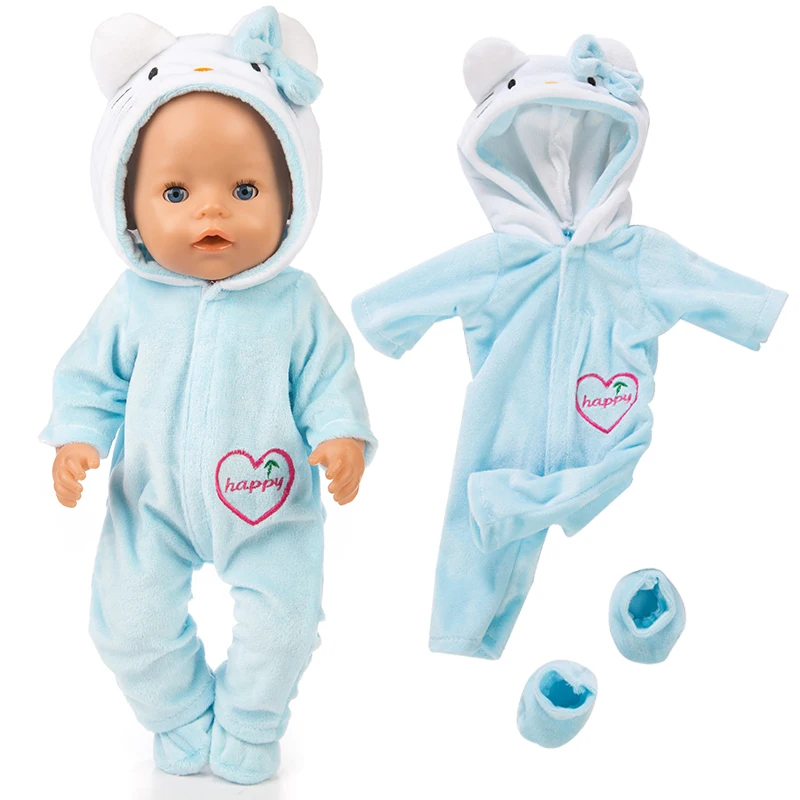 Fashion Outfit Suit Wear For 43cm/17inch Baby Reborn Doll Clothing and Accessories