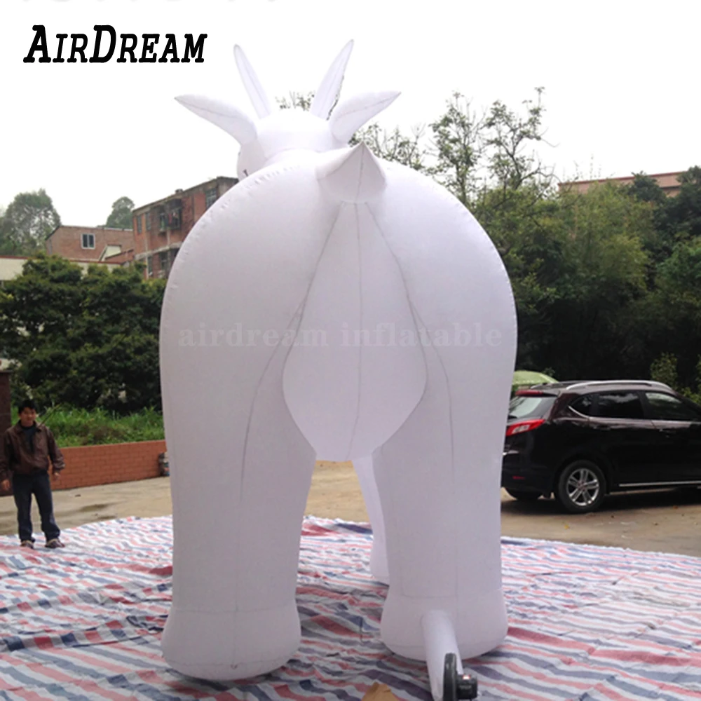 Factory price High quality giant white inflatable sheep goat model for advertising Promotion