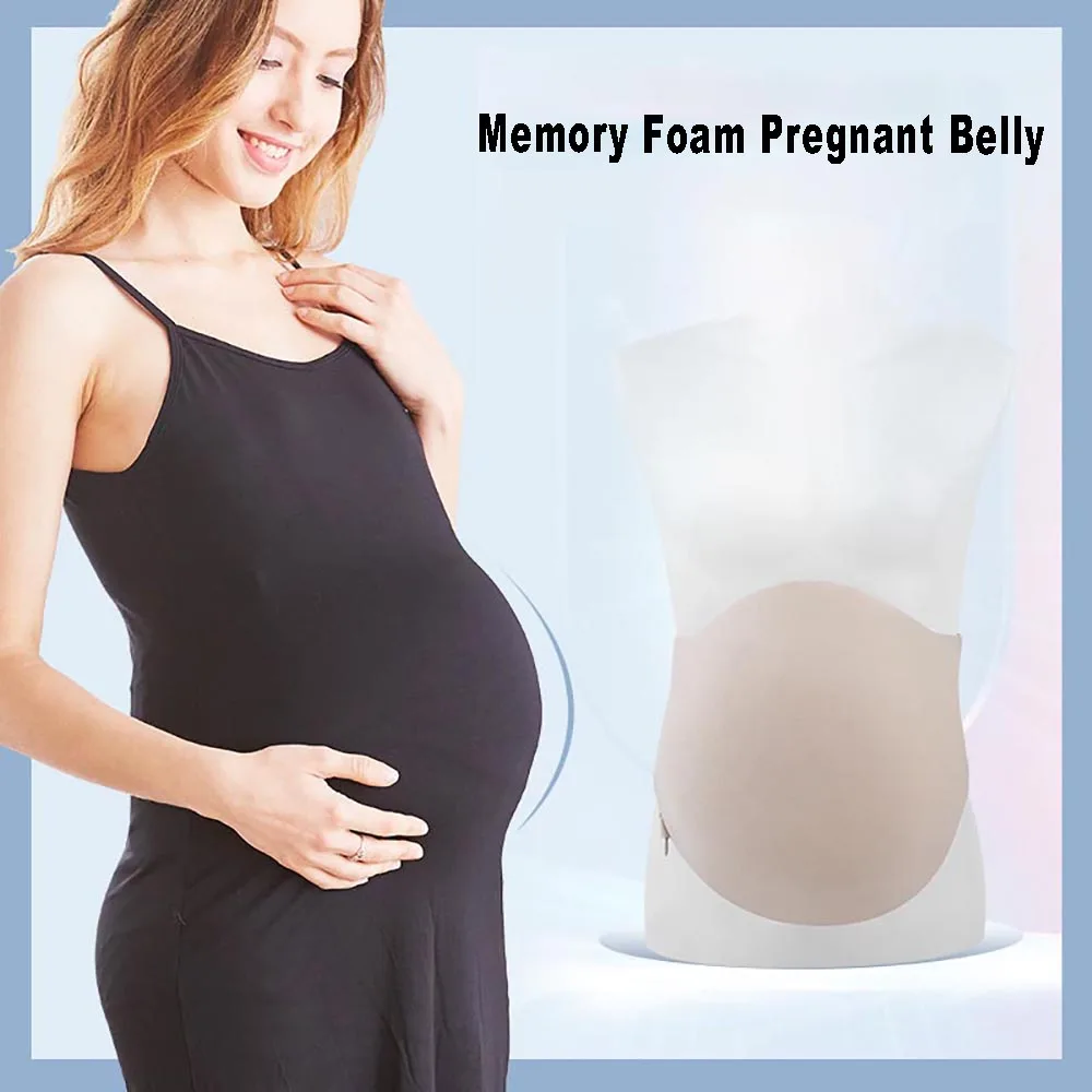 Memory Sponge Pregnant Women Props Lightweight Fake Belly Props Fake Pregnancy Simulation Breathable Soft Cosplay Show